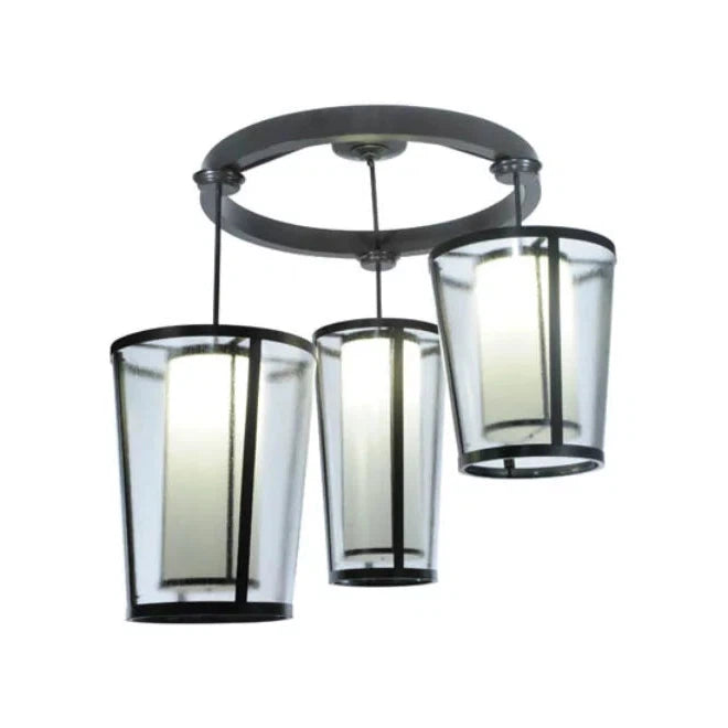2nd Ave Lighting 74″ Cilindro Tapered 3 LT Cascading Pendant