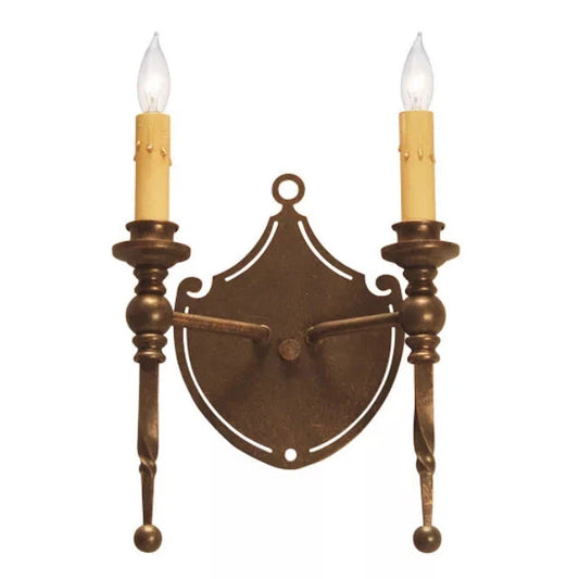 2nd Ave Lighting 8″ Wide Malta Crest Wall Sconce