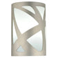 2nd Ave Lighting 8″ Wide Mosaic Brushed Stainless Steel Wall Sconce