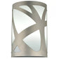 2nd Ave Lighting 8″ Wide Mosaic Brushed Stainless Steel Wall Sconce