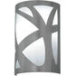 2nd Ave Lighting 8″ Wide Mosaic Pewter Wall Sconce