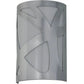 2nd Ave Lighting 8″ Wide Mosaic Pewter Wall Sconce