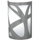 2nd Ave Lighting 8″ Wide Mosaic Pewter Wall Sconce