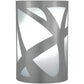 2nd Ave Lighting 8″ Wide Mosaic Pewter Wall Sconce