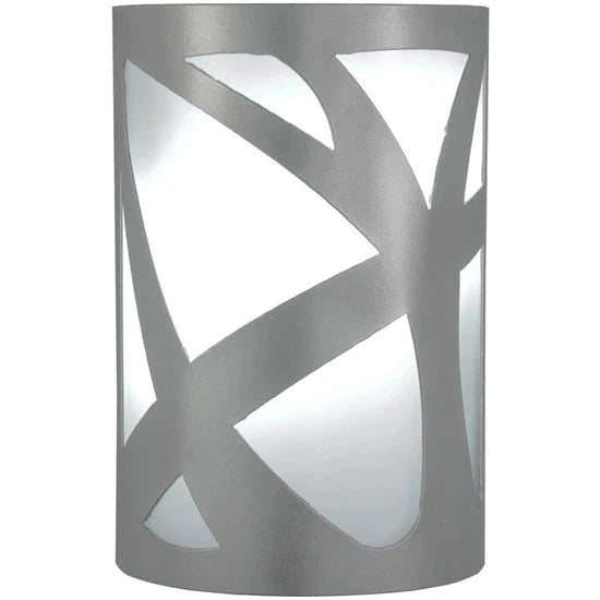 2nd Ave Lighting 8″ Wide Mosaic Pewter Wall Sconce