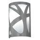 2nd Ave Lighting 8″ Wide Mosaic Pewter Wall Sconce