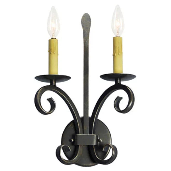 2nd Ave Lighting 8″ Wide Valetta 2 Light Wall Sconce