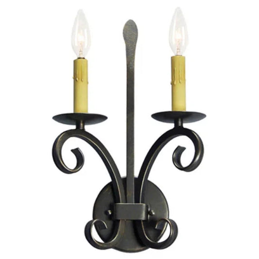 2nd Ave Lighting 8″ Wide Valetta 2 Light Wall Sconce