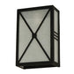 2nd Ave Lighting 8″ Wide Whitewing Wall Sconce