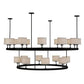 2nd Ave Lighting 81″ Chestnut Hill 2 Tier Semi-Flushmount