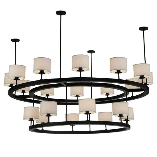 2nd Ave Lighting 81″ Chestnut Hill 2 Tier Semi-Flushmount