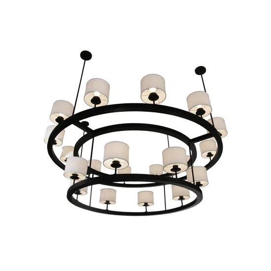 2nd Ave Lighting 81″ Chestnut Hill 2 Tier Semi-Flushmount