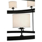 2nd Ave Lighting 81″ Chestnut Hill 2 Tier Semi-Flushmount
