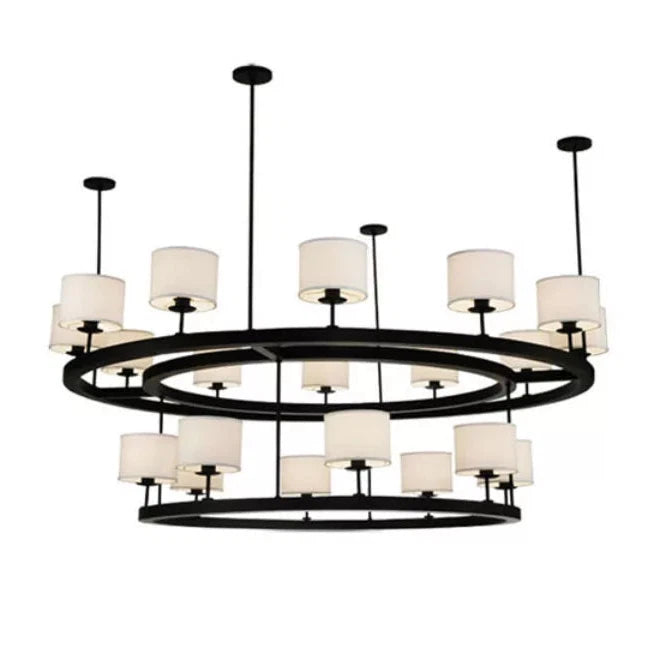 2nd Ave Lighting 81″ Chestnut Hill 2 Tier Semi-Flushmount
