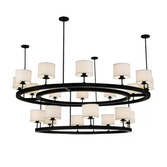 2nd Ave Lighting 81″ Chestnut Hill 2 Tier Semi-Flushmount
