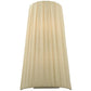 2nd Ave Lighting 9″ Wide Channell Tapered & Pleated Wall Sconce
