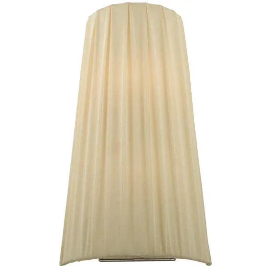2nd Ave Lighting 9″ Wide Channell Tapered & Pleated Wall Sconce