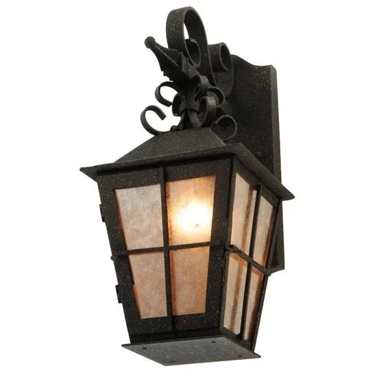 2nd Ave Lighting 9″ Wide Turin Lantern Wall Sconce
