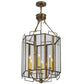 2nd Ave Lighting Abbey 24" Wide Six Sided Pendant in Antique Copper Finish