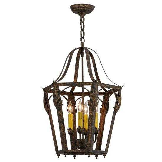 2nd Ave Lighting Acacia 16" Pendant in Old Gold Finish