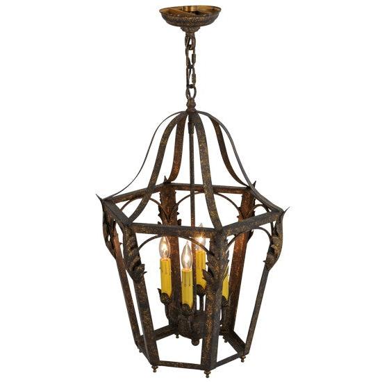 2nd Ave Lighting Acacia 16" Pendant in Old Gold Finish