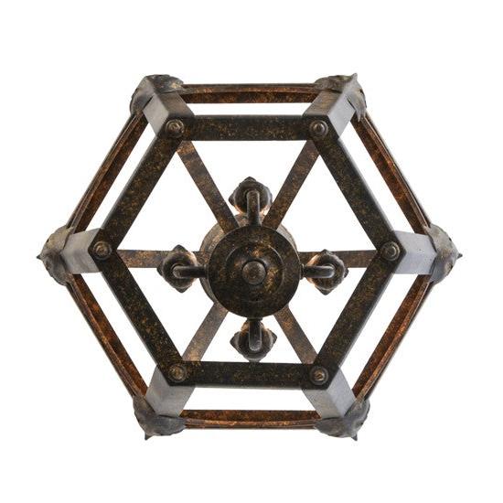 2nd Ave Lighting Acacia 16" Pendant in Old Gold Finish