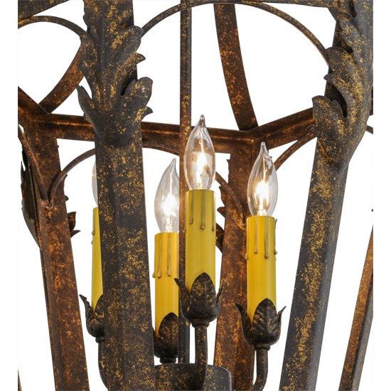 2nd Ave Lighting Acacia 16" Pendant in Old Gold Finish
