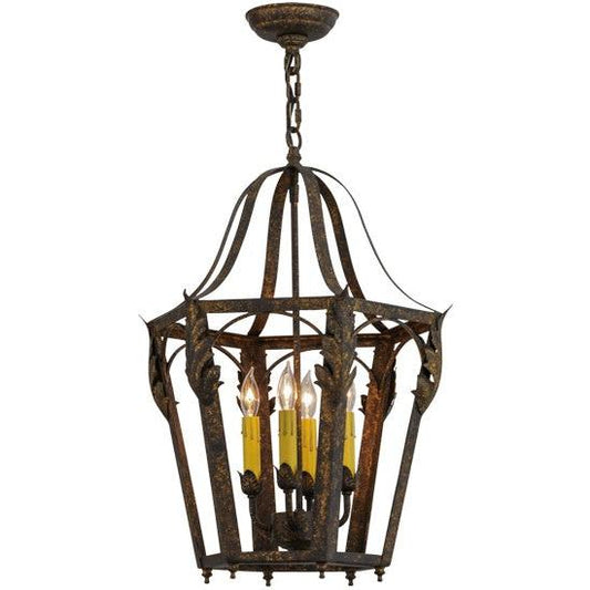 2nd Ave Lighting Acacia 16" Pendant in Old Gold Finish