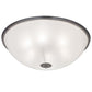 2nd Ave Lighting Adelaide 36" Flushmount With Brushed Stainless Steel Finish