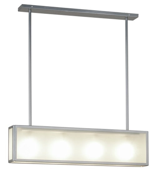 2nd Ave Lighting Affinity 40" Long Oblong Pendant in Extreme Chrome Finish
