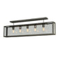 2nd Ave Lighting Affinity 47" Long Semi-Flushmount in Matte Clear Finish