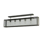 2nd Ave Lighting Affinity 47" Long Semi-Flushmount in Matte Clear Finish