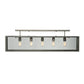 2nd Ave Lighting Affinity 47" Long Semi-Flushmount in Matte Clear Finish
