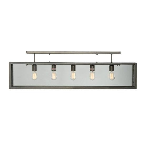 2nd Ave Lighting Affinity 47" Long Semi-Flushmount in Matte Clear Finish