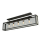 2nd Ave Lighting Affinity 47" Long Semi-Flushmount in Matte Clear Finish