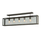2nd Ave Lighting Affinity 47" Long Semi-Flushmount in Matte Clear Finish