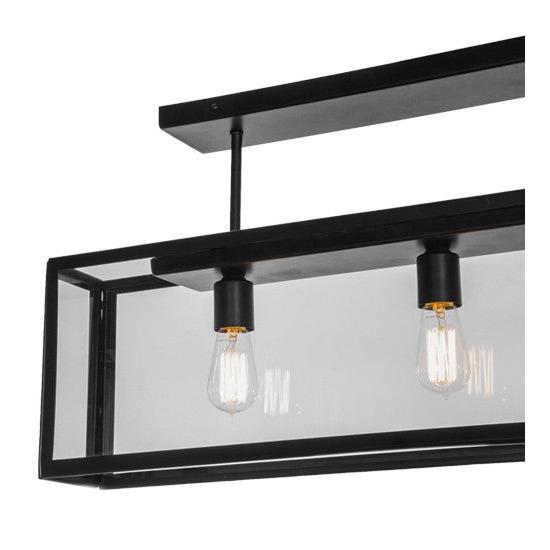 2nd Ave Lighting Affinity 47" Semi-Flushmount in Solar Black Finish