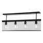 2nd Ave Lighting Affinity 47" Semi-Flushmount in Solar Black Finish