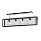2nd Ave Lighting Affinity 47" Semi-Flushmount in Solar Black Finish