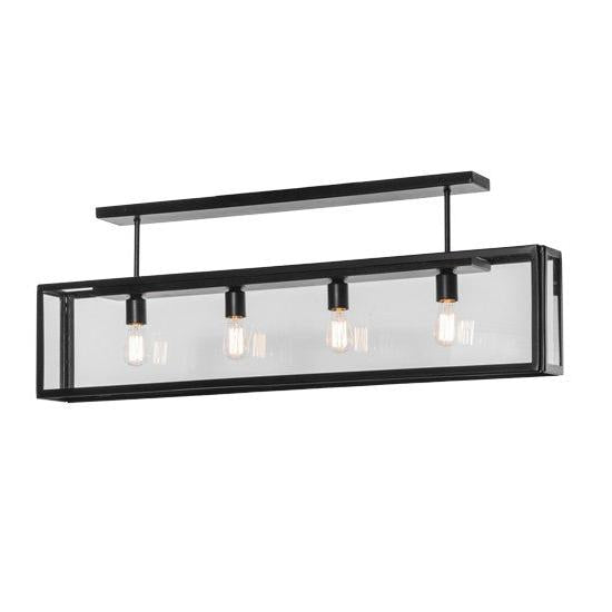 2nd Ave Lighting Affinity 47" Semi-Flushmount in Solar Black Finish