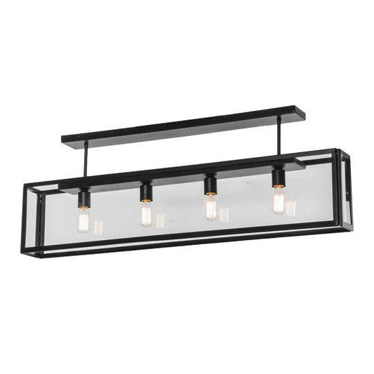 2nd Ave Lighting Affinity 47" Semi-Flushmount in Solar Black Finish