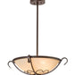 2nd Ave Lighting Alaine 24" Semi-Flushmount in Cafe Noir Finish