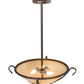2nd Ave Lighting Alaine 24" Semi-Flushmount in Cafe Noir Finish