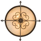 2nd Ave Lighting Alaine 24" Semi-Flushmount in Cafe Noir Finish