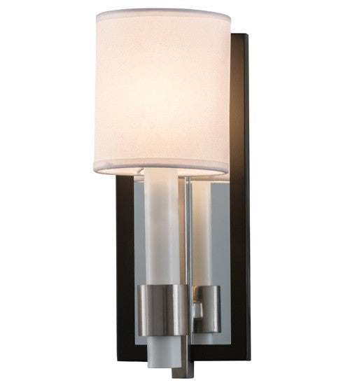 2nd Ave Lighting Alberta 4" Wide Wall Sconce With Blackened Pewter Finish
