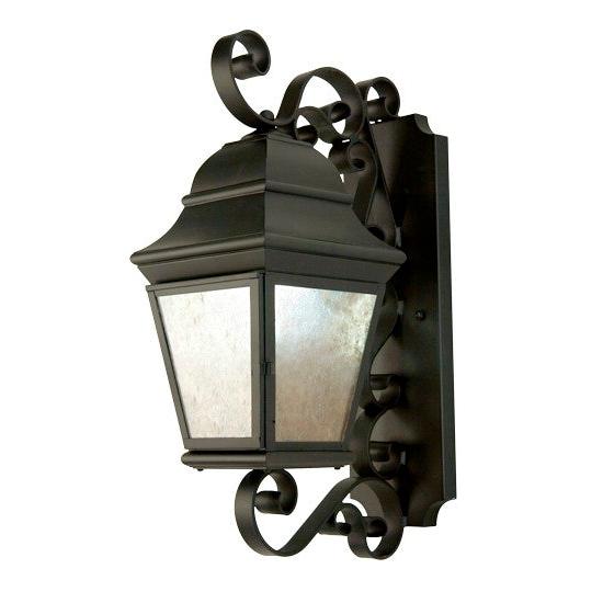 2nd Ave Lighting Albertus 9" Wide Wall Sconce in Blackwash Finish