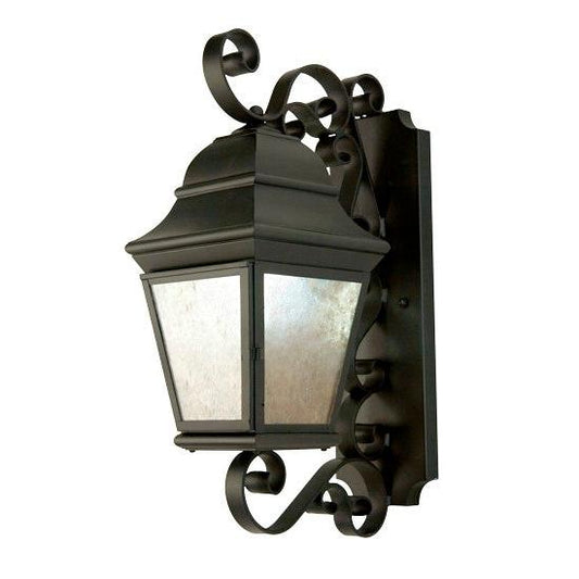2nd Ave Lighting Albertus 9" Wide Wall Sconce in Blackwash Finish