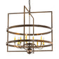 2nd Ave Lighting Aldari 36" Wide 12 Light Chandelier in Antique Copper Finish