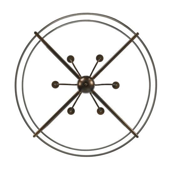 2nd Ave Lighting Aldari 36" Wide 6 LT Chandelier in Antique Copper Finish