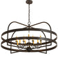 2nd Ave Lighting Aldari 48" Wide 12 LT Chandelier in Timeless Bronze